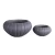 Fiberglass Flower Pot, Round Shape, Gray , 18cm Width, 44cm Depth, 44cm Height