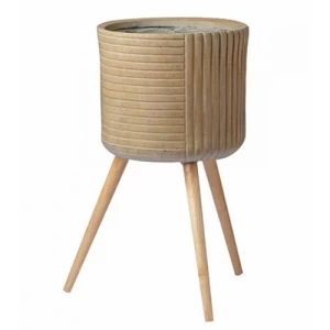 Clay Plant Pots Cylindrical 60×26 cm Beige | Sultan Garden Center