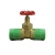 PPR Gate Valve Red Handle Size 32 mm, Pressure 25 bar, Green Color | ASK Company