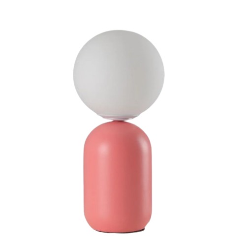 Classic Table Lamp 33 cm Height 12 cm Width Rosy Color | 4827