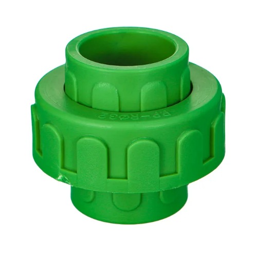Plastic PPR Union Size 32 mm Diameter 31.00 mm Green Color | Al-Rajhi Pipes
