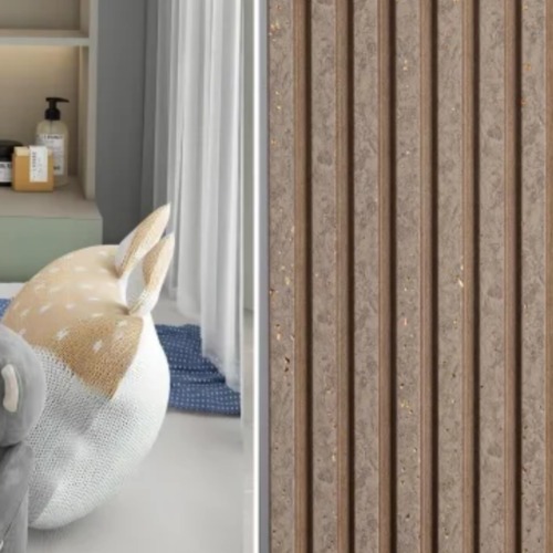 Interior Wood Paneling 20 cm Width 120 mm Thickness, Light Brown | 