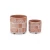 Fiber Cement Plant Planter, Size 13.5×13.5×13.5 cm, Round Shape, Orange color