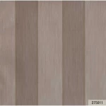Italian Wallpaper Brown Color Striped Design, Size 10mx0.73m, Model 275011