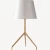 Oriental Table Lamp, Size 40x40 cm, White Color