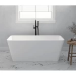 Acrylic Rectangular Bathroom Bathtub Size 170×80 cm, White Color