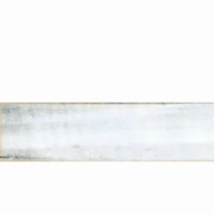 Matte Ceramic Wall Tiles 7.5×30 cm, 10 mm Thickness, White and Gray | 