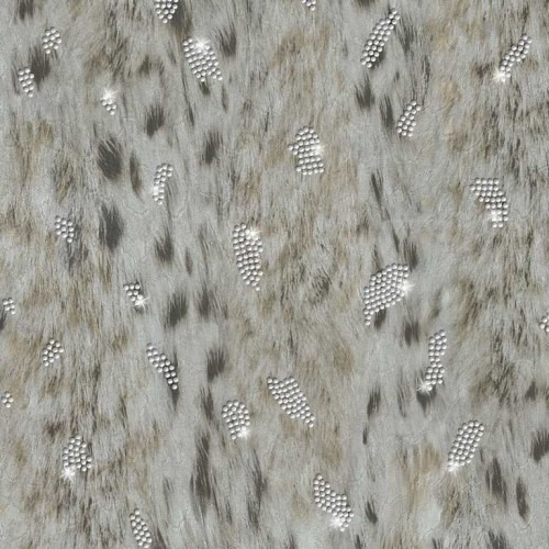 Italian Wallpaper Patterned Design Gray Color, Size 10mx0.70m, Model 14129 | Balbaid Decor Company