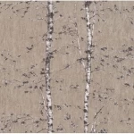 Italian wall covering, brown color, length 10 m, width 1.06 m, model 4728