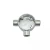 Circular Steel Junction Box Three Ways, Size 20 mm | United Electric Factory