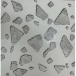 Chinese Gloss Porcelain flooring, 80x80 cm, Thickness 10 mm, Gray Color