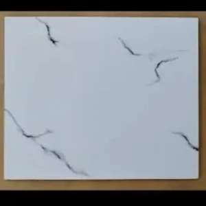 أرضيات سيراميك إماراتية تصميم رخامي 60×60 لون أبيض | 9003