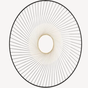 Decorative Metallic Plate 100x100 cm, Black Color | Abyat Company