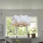 علاقي قماش لومينا فلور، ارتفاع 30 سم، قطر 50 سم، سلك بطول 2 متر