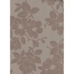 Floral wall covering dark brown color, length 10 m, width 0.53 m, model 30395