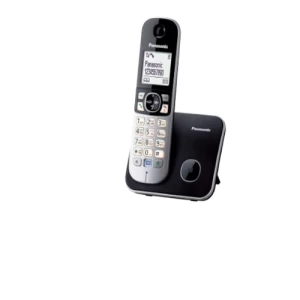 Cordless Telephone with 2-Line LCD Display, Silver Color | Panasonic