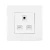 Electrical Switch socket  13 Amp Alfanar Model  Sidra Size 7x7 Colour White
