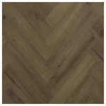 HDF flooring parquet, 8mm thick, brown color, model Leo Fishbone 003A&B 12mm
