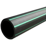 مواسير HDPE الراجحي    قطر خارجي   50 مم سمك 3 مم لون أسود مع خطوط خضراء   