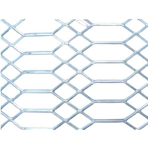 Galvanized Flattened Expanded Metal Jawhara Shape 5.8 mm Thickness 2.44x3 M | Bait Al-tatawor