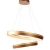 Modern Metal Pendant, Adjustable Height 50-120 cm, Diameter 63+43 cm, Golden Color