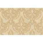 ورق حائط ايطالي تصميم كلاسيك مقاس 10 م×1.06 م، لون بيج فاتح، موديل81809