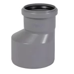 UPVC Plastic Reducer Coupling Diameter 160 mm, Length 173 mm, Grey Color | Cosmoplast Company