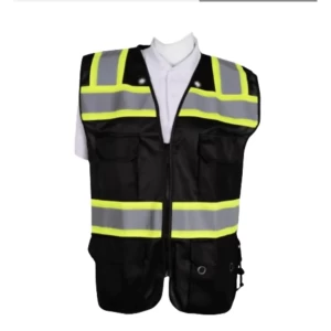 Reflective Safety Vest Size XXXL, Weight 1 kg, Black Color | Muedda Store
