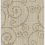 American Classic Wallpaper Size 10m x 0.53m, Light Brown Color, Model BC61506