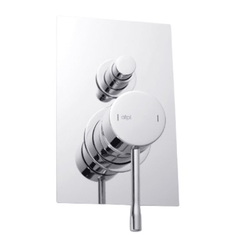 Italian Two Way Concealed Shower Mixer 16×11.4×10 cm, Shinny Chrome | Hatch Company