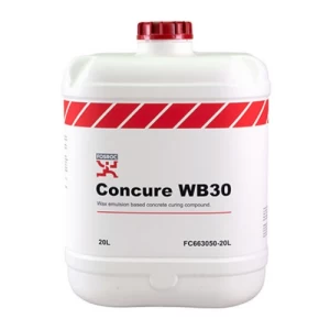 اضافة كيميائية للاحتفاظ بالرطوبة للخرسانة حجم 1000 لتر ابيض Concure WB30 | فوسام
