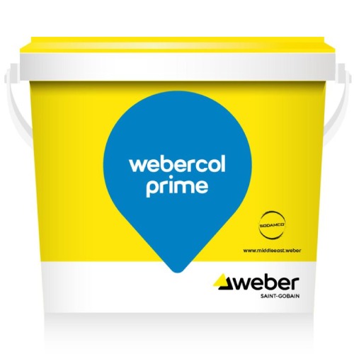 برايمر أكريليك للبلاط Webercol Prime 20 لتر لون ابيض براند Weber | سودامكو -ويبر