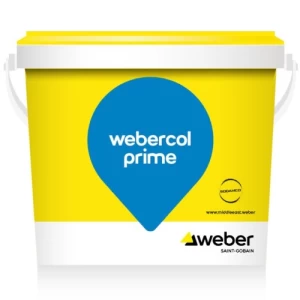 برايمر أكريليك للبلاط Webercol Prime 20 لتر لون ابيض براند Weber | سودامكو -ويبر