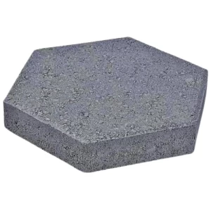 Hexagonal Interlock Paver Tiles 198x198x60 mm, Gray | Opal United Factory For Concrete Products
