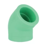 PPR Plastic Elbow 45 Degree  Al Watania factory Size  32   mm  Color  Green