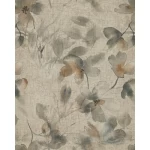 Italian Wallpaper Dark Beige Color Floral Design, Size 10mx1.06m, Model 72955