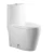 Floor Mounted Western Toilet, Chinese Round Shape, White Color, Size 25 cm