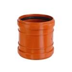 UPVC Plastic Coupling Size 110 mm,  Thickness 3.2 mm  Orange Color | Almnar