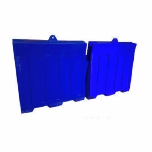 Water Filled Plastic Road Safety Barrier 1×1 meter Blue | Matkel Store