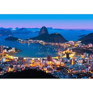 Mural Image Cities Design Size 366 cm × 254 cm Blue Color | Balbaid Decor Company