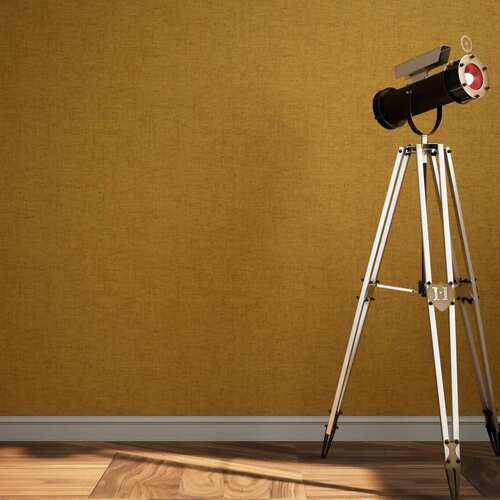 Plain Design Wallpaper Size 10 mx50 cm Gold Color | 25437