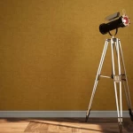 ورق جدران تصميم سادة، مقاس 10 م×50 سم، لون ذهبي