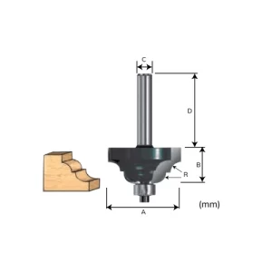 Classic Router Bit 12 mm, Durable 0.12 kg | Makita by ARAB PROS COMPANY