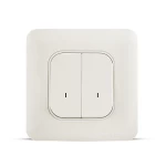 مفتاح مزدوج 20 أمبير ثنائي القطب مع لمبة ليد، لون ابيض، 7×7 سم | سبكترا