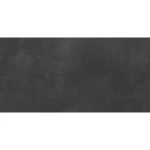 Italian porcelain ceramic, matte surface, black color, cement design, size 120x60 cm