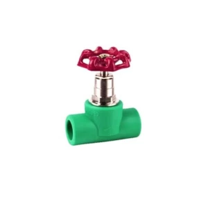 PPR Plastic Stope Valve 20 mm Green Color | Al-Manar Pipes Factory Almanar Factory