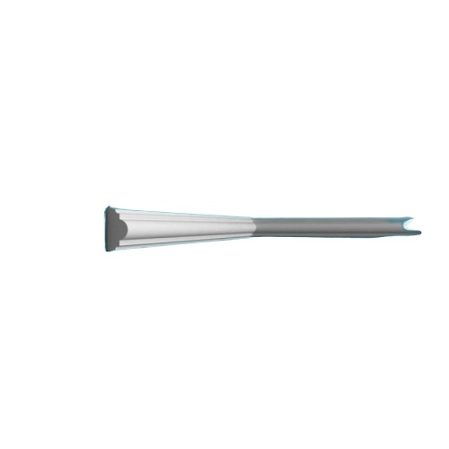 اطار جدار فايبر، مقاس 240×4 سم، لون ابيض، رقم الموديل FIB-40 | Fiber