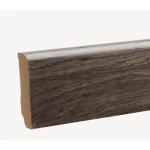 Wood fiber skirting, brown color, size 260x8x1.6 cm, model 304475
