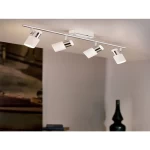 Davida Wall Lamp, G10 Bulb, Chrome, white Color, Size 580 × 70 mm, Warm Chrome, white Light