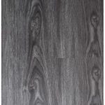 SPC wood parquet made of waterproof vinyl tiles thickness 7 mm dark gray color model 11187